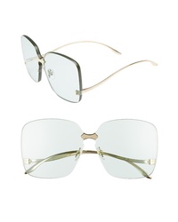 Gucci 99mm Rimless Sunglasses