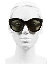 Le Specs Air Heart 51mm Sunglasses Matte Olive Gold