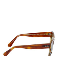 Ray-Ban Brown And Green State Street Sunglasses