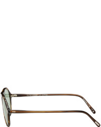 Oliver Peoples Brown Emet Sunglasses