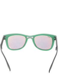 Ray-Ban Folding Wayfarer Reflective Sunglasses