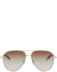 Missoni Gold Aviator Sunglasses