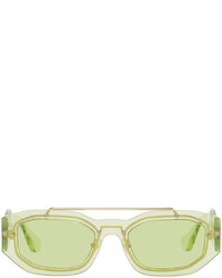 Versace Green Biggie Medusa Sunglasses