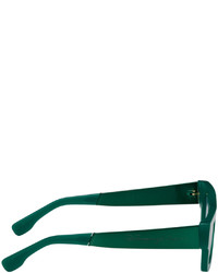 RetroSuperFuture Green Colpo Francis Sunglasses