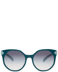 Prada Green Octagonal Sunglasses