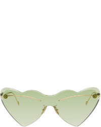 Loewe Green Rimless Sunglasses