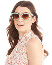 Lucent Products Inc Rays Me Up Sunglasses In Mint Floral