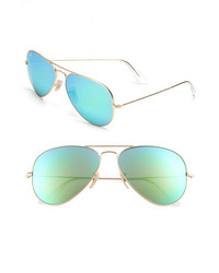 Ray-Ban Original Aviator 58mm Sunglasses Gold Green None