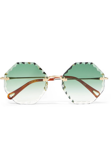 Chloe rosie 2024 octagonal sunglasses