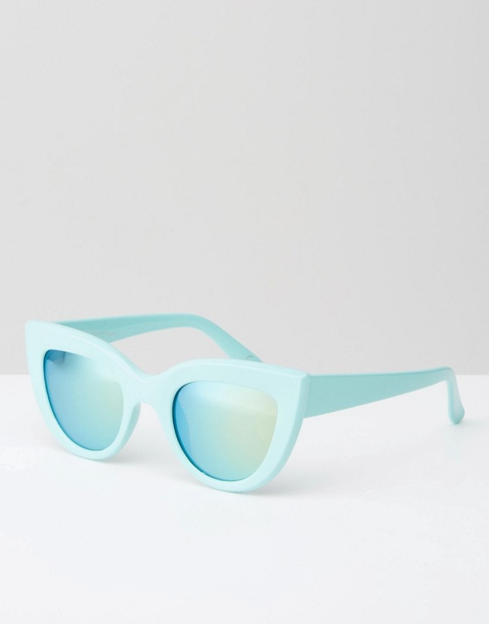 Mint Cat-Eye Polarized Sunglasses