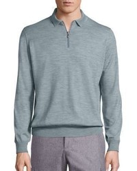 Brunello Cucinelli Long Sleeve Wool Blend Sweater