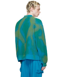 Bonsai Blue Green Dyed Sweatshirt