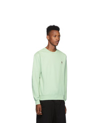 AMI Alexandre Mattiussi Green Ami De Coeur Sweatshirt