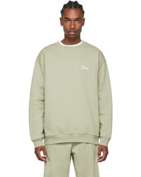 Dime Green Cotton Sweatshirt