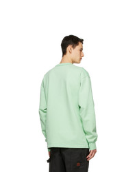 Acne Studios Green Logo Sweatshirt