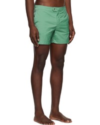 Tom Ford Green Compact Poplin Swim Shorts
