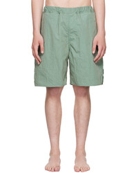F-LAGSTUF-F Green Cotton Swim Shorts