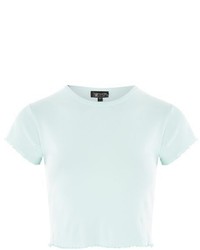 Topshop Frill Sleeve T Shirt