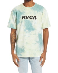 RVCA Speed Wobbled Tie Dye Logo Graphic Tee