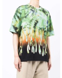 Kenzo Tie Dye Flame T Shirt