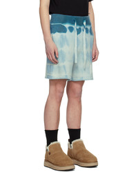 Amiri Blue Tie Dye Shorts