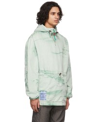 McQ Blue Pullover Cagoule Jacket
