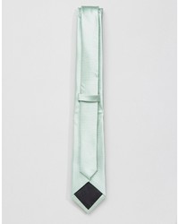 Asos Wedding Tie In Pale Green
