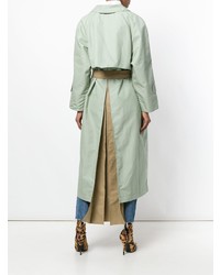 Walk Of Shame Contrast Tail Trench Coat
