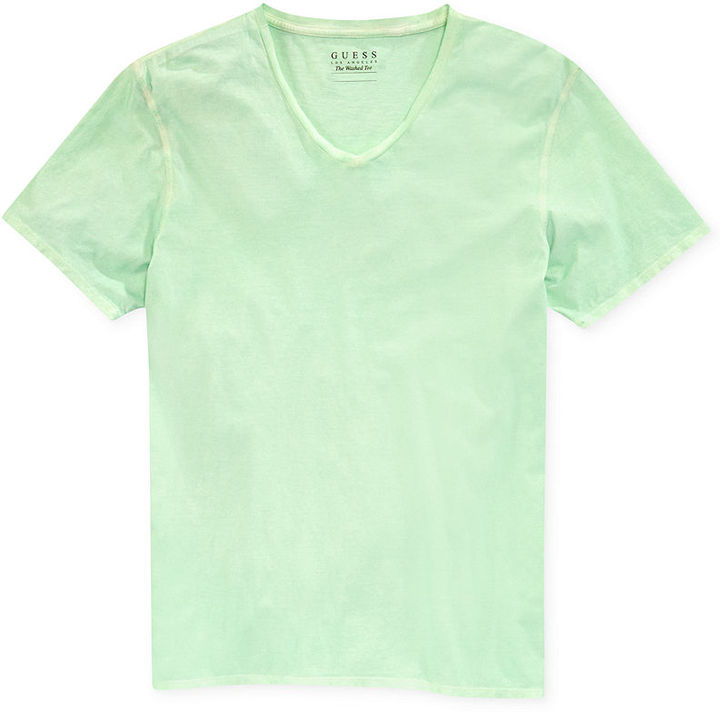 guess t shirt v neck