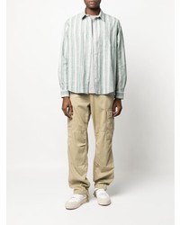 Wood Wood Andrew Striped Button Up Shirt