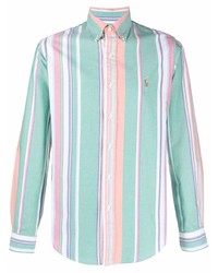 Polo Ralph Lauren Embroidered Polo Pony Striped Shirt
