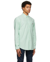 Polo Ralph Lauren Green Oxford Stripe Classic Shirt