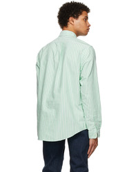 Polo Ralph Lauren Green Oxford Stripe Classic Shirt