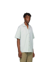 Martin Asbjorn Green And White Striped Frank Shirt