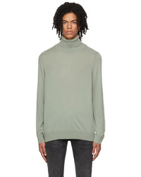 Paul Smith Green Roll Neck Sweater
