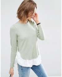 Mint Woven Sweater