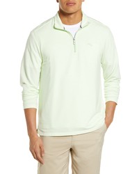 Tommy Bahama Costa Ver Quarter Zip Pullover In Tequila At Nordstrom