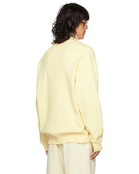 LU'U DAN Yellow Half Zip Sweater