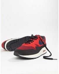 Nike Air Max 1 Trainers In Red Ah8145 600