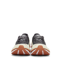 On Beige And Orange Cloudboom Sneakers