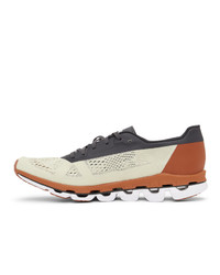 On Beige And Orange Cloudboom Sneakers