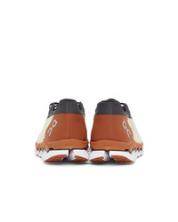 On Beige And Orange Cloudboom Sneakers