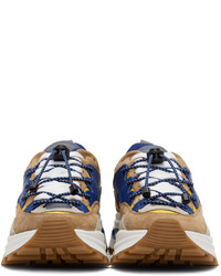 DSQUARED2 Beige Blue Run Ds2 Sneakers