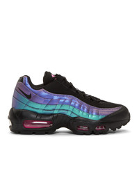 Nike Black And Purple Air Max 95 Prm Sneakers