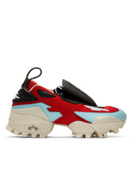 Reebok by Pyer Moss Black And Red Trail Fury Sneakers