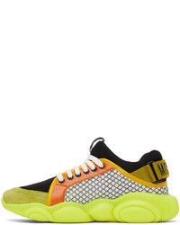 Moschino Black Yellow Teddy Sneakers