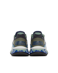 Versace Blue Trigreca Sneakers