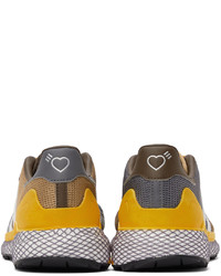 adidas x Human Made Brown Grey Questar Sneakers