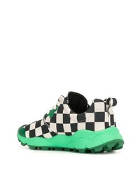 Walter Van Beirendonck Checkerboard Print Sneakers