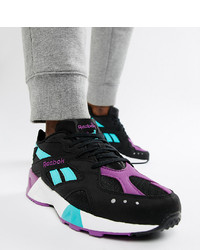 Reebok Classic Aztrek Trainers In Black Dv3943